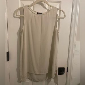 Petite S - Eileen Fisher Silk Georgette Crepe Tank